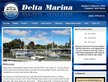 Tablet Screenshot of deltamarina.com